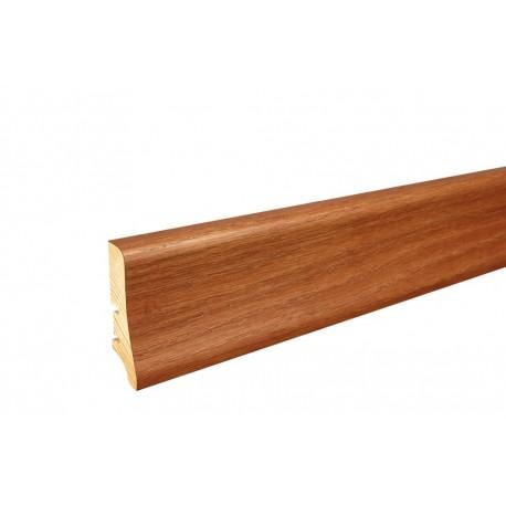 Плинтус напольный Дуб антик, лак, 58х20х2200 мм