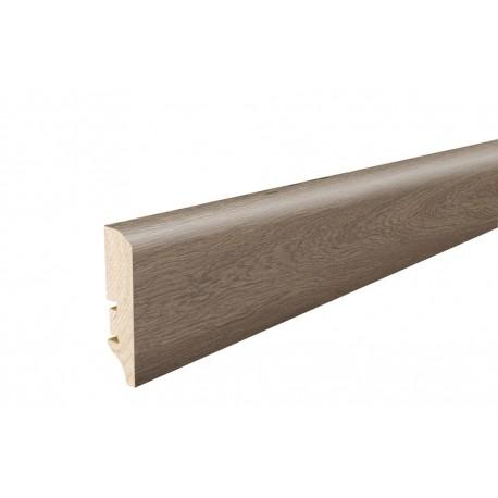 Плинтус напольный Дуб Olive, лак, 60х16х2200 мм