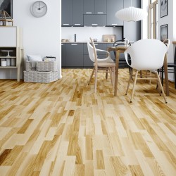 Трехполосный Паркет Ясень Saimaa Molti натуральный фото, купить Киев дешево