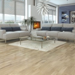 Трехполосный Паркет Дуб Wolfsburg бежевый фото в интерьере, Киев, Украина