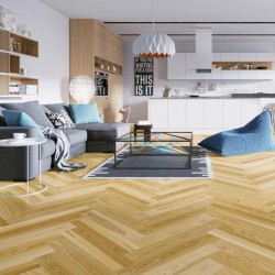 Паркетная доска Barlinek Классическая Ёлка Ясень Auric Piccolo Herringbone
