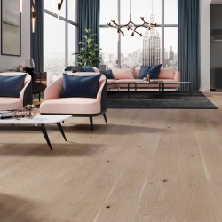 Однополосная паркетная доска Barlinek Дуб Delight натурально - светлый