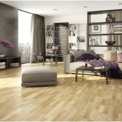  3-х полосная паркетная доска Дуб Sunny Molti натуральный фото, купить в Киеве