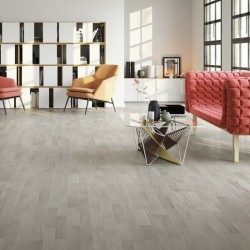 Трехполосный Паркет Дуб Marzipan Muffin Molti серый, купить в Киеве недорого