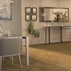 Паркетная доска Barlinek Французская Ёлка Дуб Ontario Piccolo Светло-коричневый Chevron