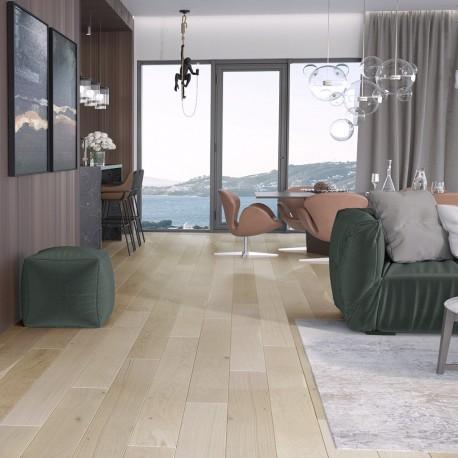 Однополосная паркетная доска Barlinek Дуб Salt Grande светлый