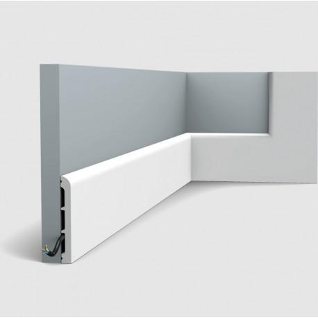 Плинтус напольный Orac SX212, дюрополимер, 170х13х2000 мм