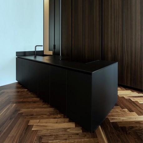 Паркетная доска Классическая Ёлка Орех Американский Herringbone, 126 мм