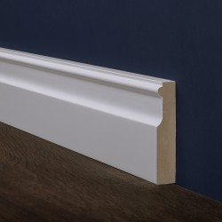 Плинтус MDF крашеный белый / цвет RAL / NCS, 100х19х2800 мм
