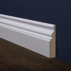 Плинтус MDF крашеный белый / цвет RAL / NCS, 120х19х2800 мм