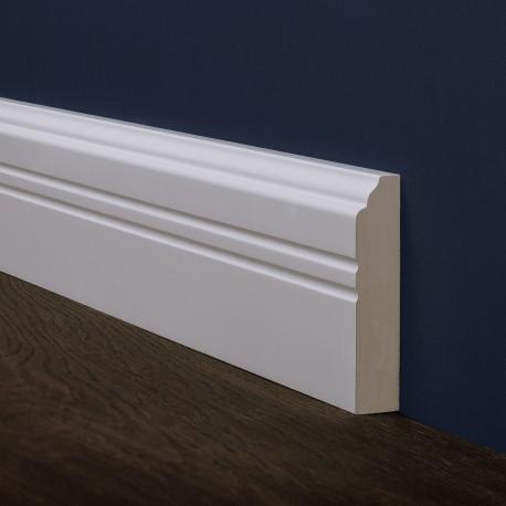 Плинтус MDF крашеный белый / цвет RAL / NCS, 140х19х2800 мм