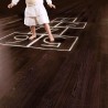 Триcмугова паркетна дошка Венге, олія, 195 мм