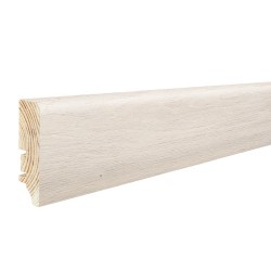 Плинтус напольный Дуб Gentle крем, 60х15,5х2200 мм