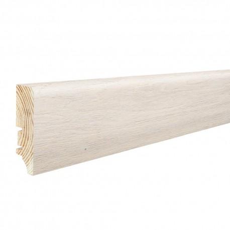 Плинтус напольный Дуб AURANTIS, крем, лак, 60х15,5х2200 мм
