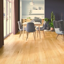 Однополосная паркетная доска Barlinek Дуб Vibrance Grande cветло-коричневый