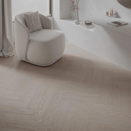 Вінілова SPC LVT підлога ялинка Barlinek Silk Oak, 34 клас (з підкладкою)