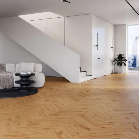 Виниловый SPC пол ёлочка Barlinek Ginger Oak, 34 класс (без подложки)